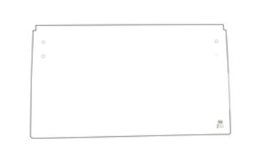 Untere Frontscheibe für Bagger