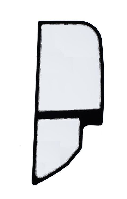 Seitenscheibe hinter der Tür