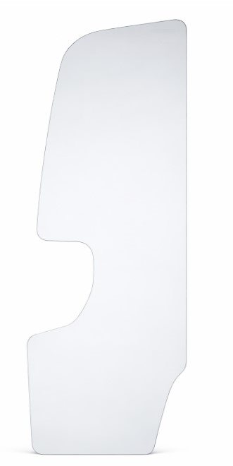 Komplette Türscheibe