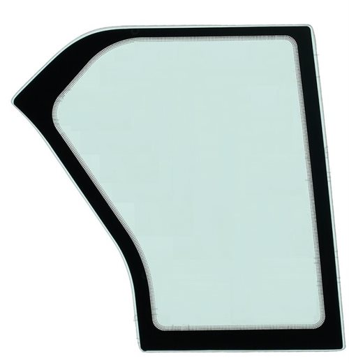 Rechte untere Türscheibe