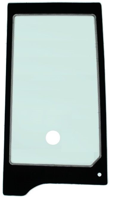 Seitenscheibe hinter der Tür